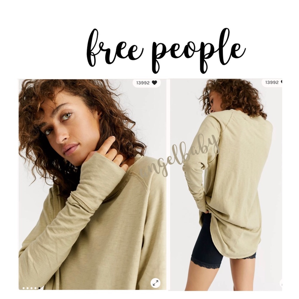 Free people Arden tee in Sacred Palm! - Picture 5 of 16